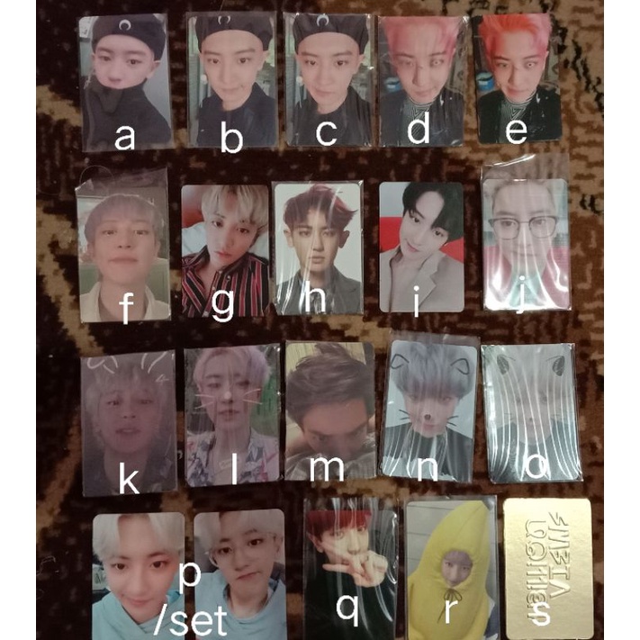 Photochard PC Chanyeol CY EXO OFFICIAL Kihno Obsession