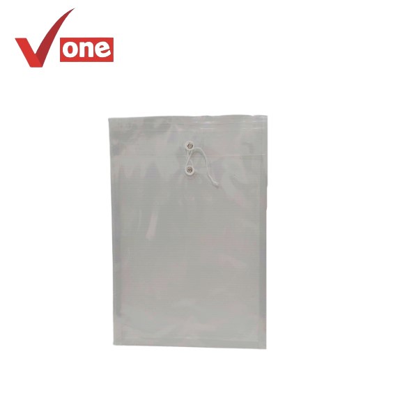 V One Map Plastik Tali Folio - Ecer