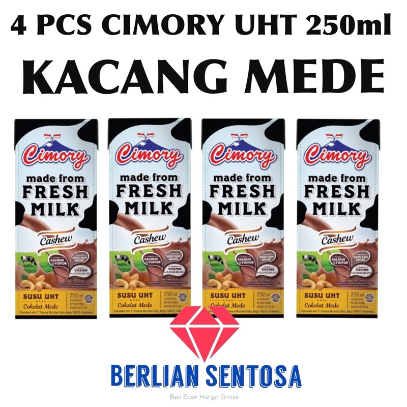 Jual Susu Uht Cimory 250ml Varian Coklat 4pcs Shopee Indonesia