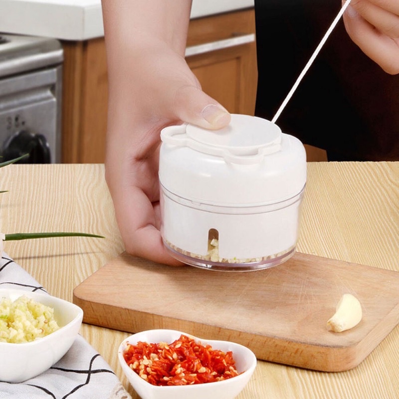 Mini Food Chopper Blender Tarik Tangan Manual Penghalus Bumbu BLENDER TARIK
