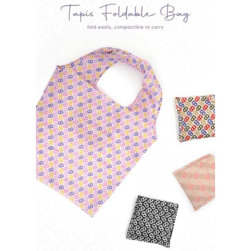 ORIGINAL TAPIS FOLDABLE BAG BUTTONSCARVES