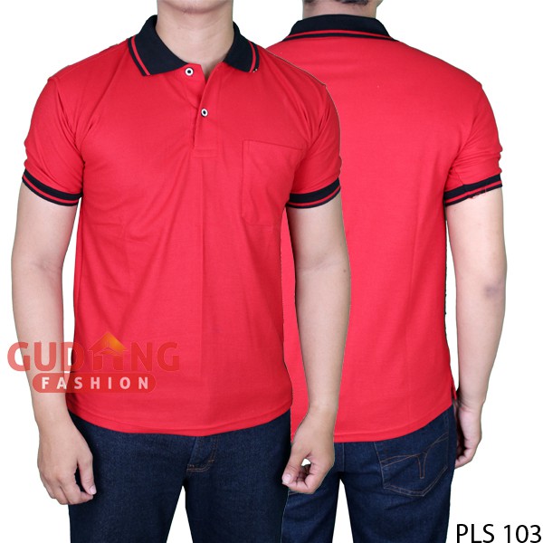 Kaos Polo Polos Berkerah Lengan Pendek PLS 103