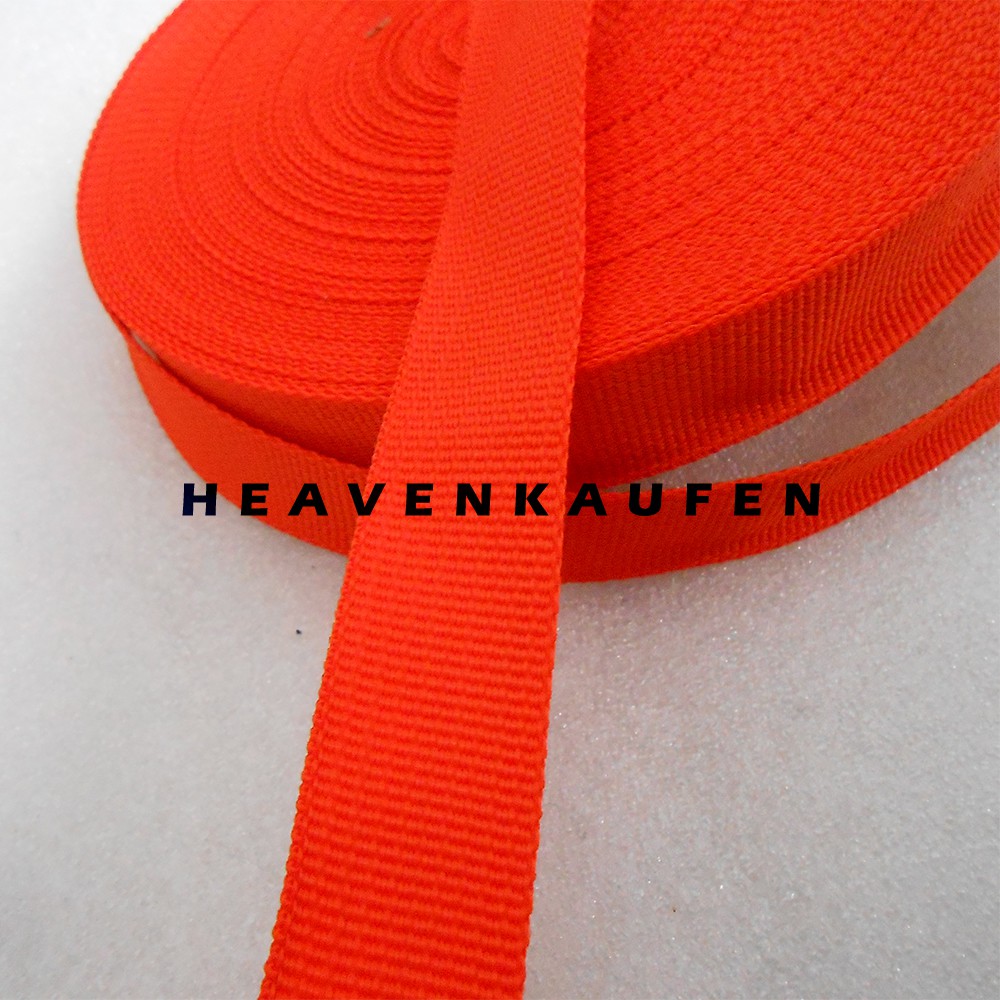 

Webbing Tas Lebar 2,5 cm Warna Orange Gelap Harga Per Meter