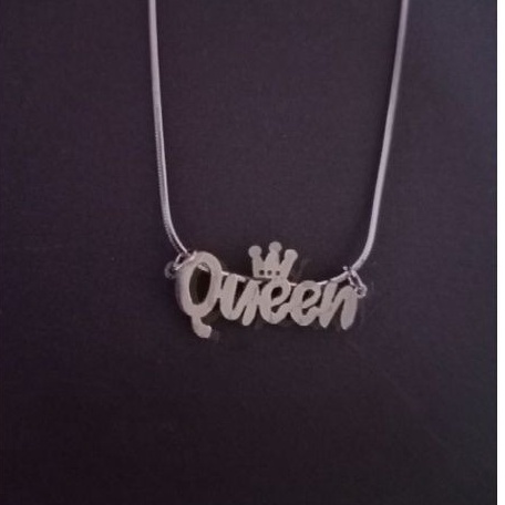 PREMIUM!! KALUNG NAMA QUEEN anti karat