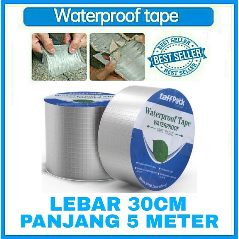 Jual Lakban Anti Bocor Penambal Atap Toren Pipa Air Bocor Super Kuat Tahan Air Panas Cm