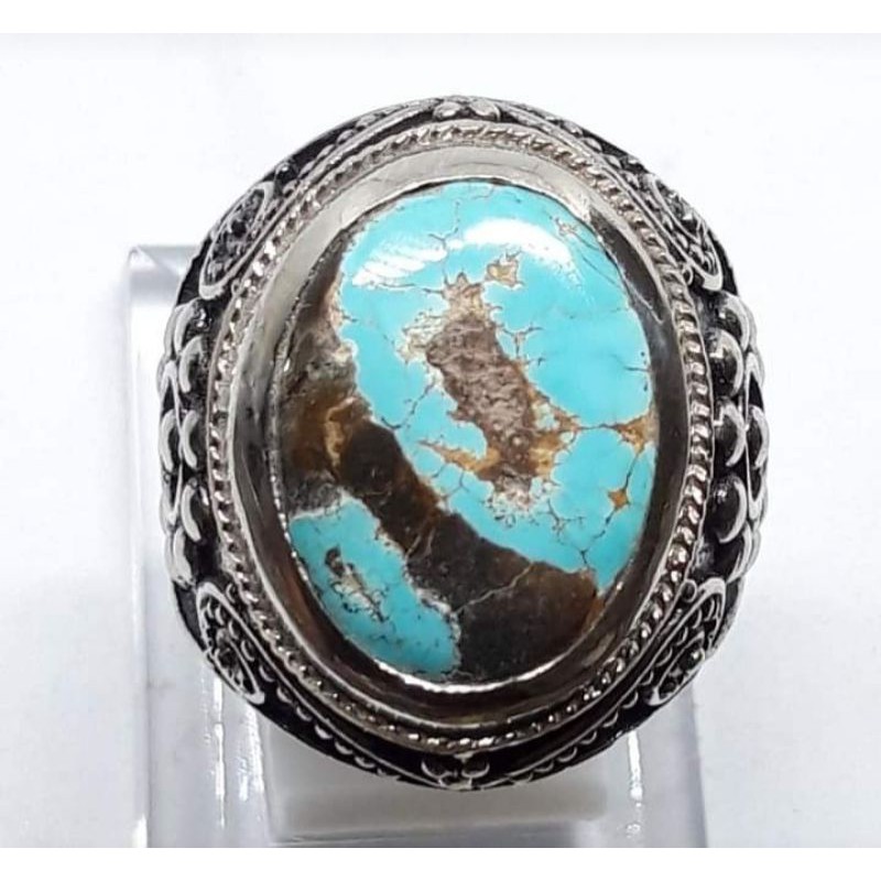 Batu cincin pirus persia biru