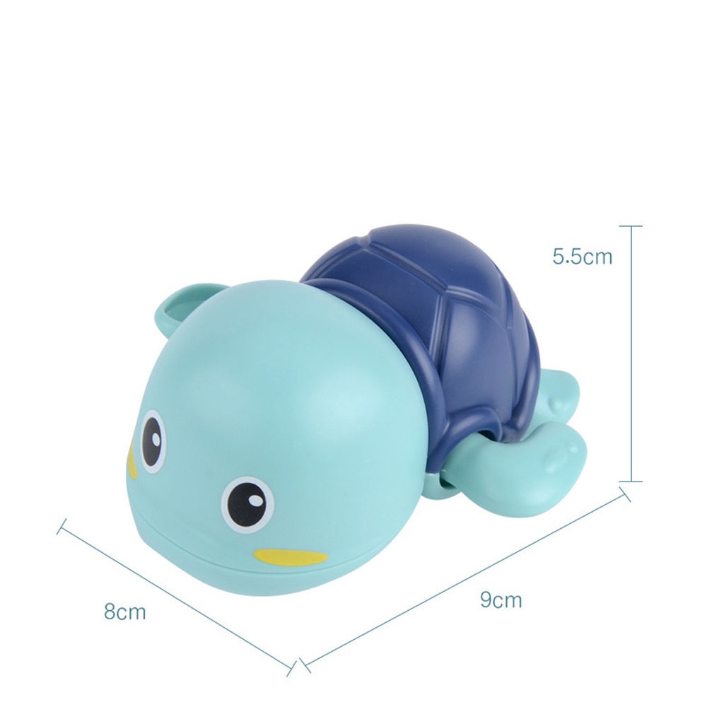 Mainan Mandi Bayi Dan Anak Toy Turtle Penyu Ikan Paus Kartun Lucu Mainan Anak Kura Kura Berenang Bak Mandi Air Mainan Mandi-3