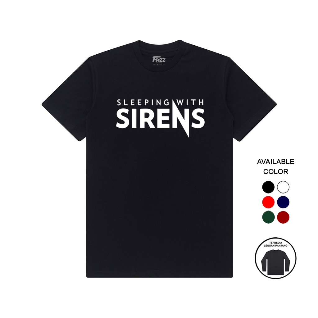 KAOS BAND SLEEPING WITH SIRENS | BAJU DISTRO MUSIK ROCK METAL SWS PRIA WANITA ORIGINAL BANDUNG