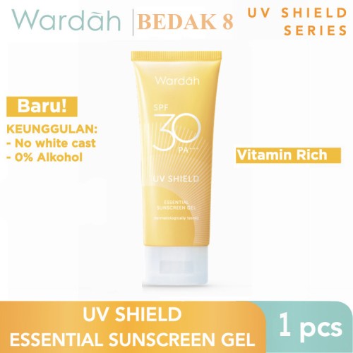 SHABRINA_FASHION Wardah UV Shield Essential Sunscreen Gel SPF 30 PA +++ 40 ml PROMO!!