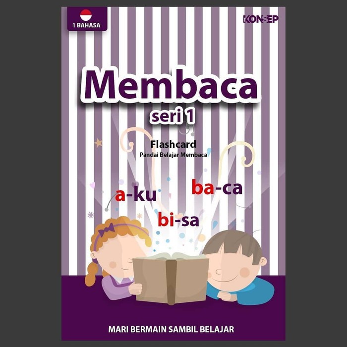 Flashcard Mainan Edukasi Anak Kartu Pintar Belajar Membaca Suku Kata 1