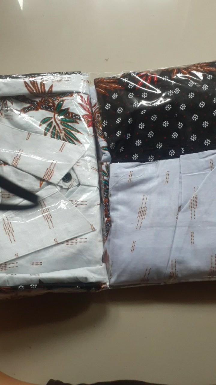 New Batik Couple Keluarga Sarimbit Gamis Jumbo Pring