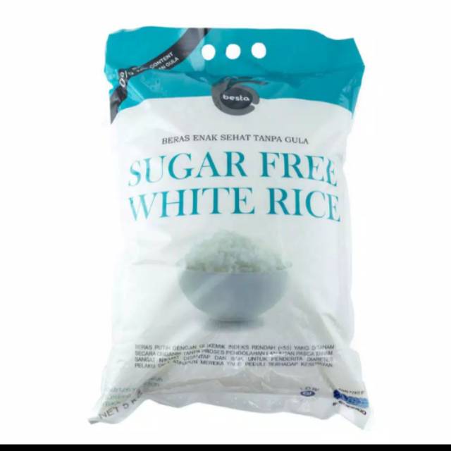 

Besta rice sugar free 5kg beras diabetes rendah gula