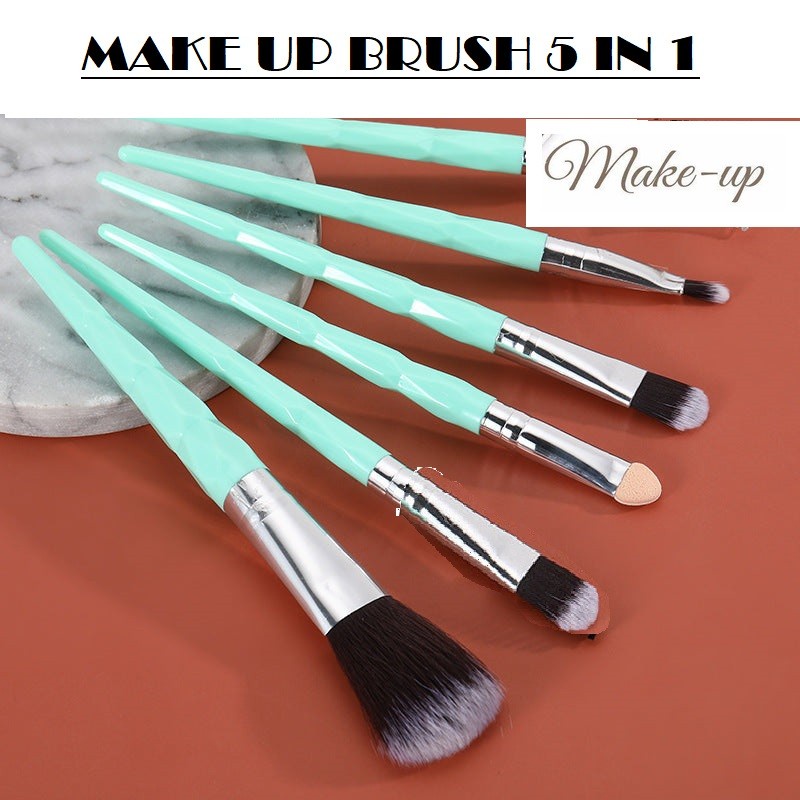 FCB5-Alat set make up 5 in 1 Brush makeup