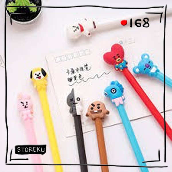 

ST137 Pulpen Fancy / Gel Pena Kartun Perlengkapan Untuk Sekolah / Stationary