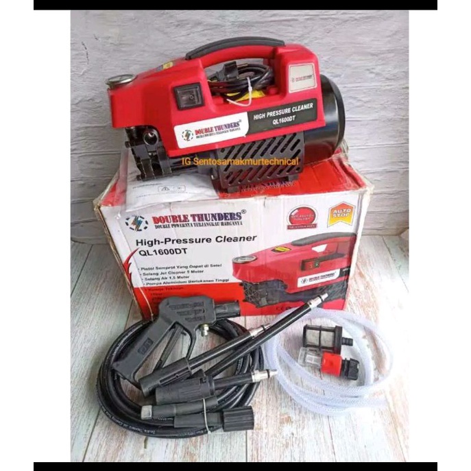 DOUBLE THUNDER QL 1600 High Pressure Jet Cleaner Mesin Cuci Steam AC Mobil