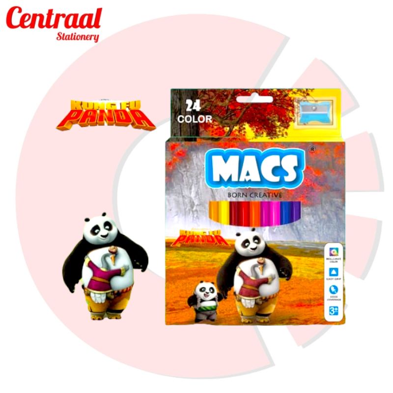 

Pensil Warna Macs 24C Kungfu Panda