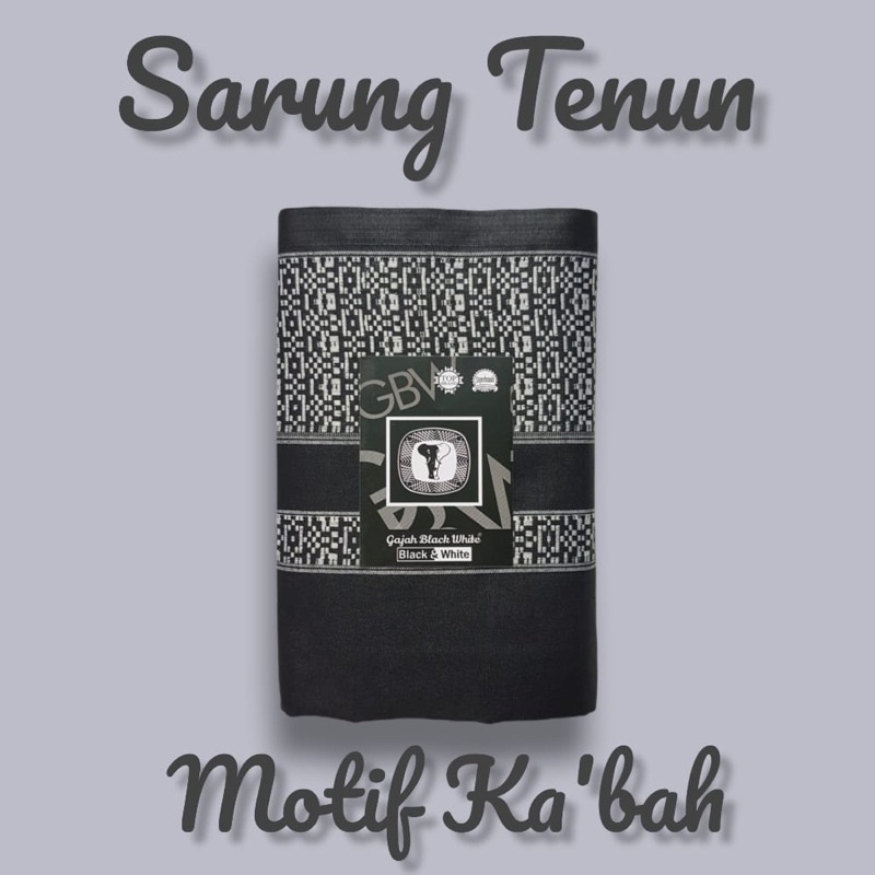 SARUNG TENUN MOTIF DOBBY SABUK KA'BAH