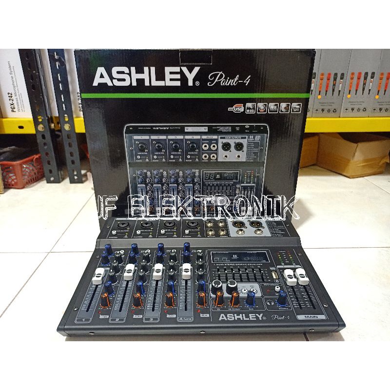 Mixer Audio Ashley Point 4 / Point4 4 Channel Original USB RECORDING