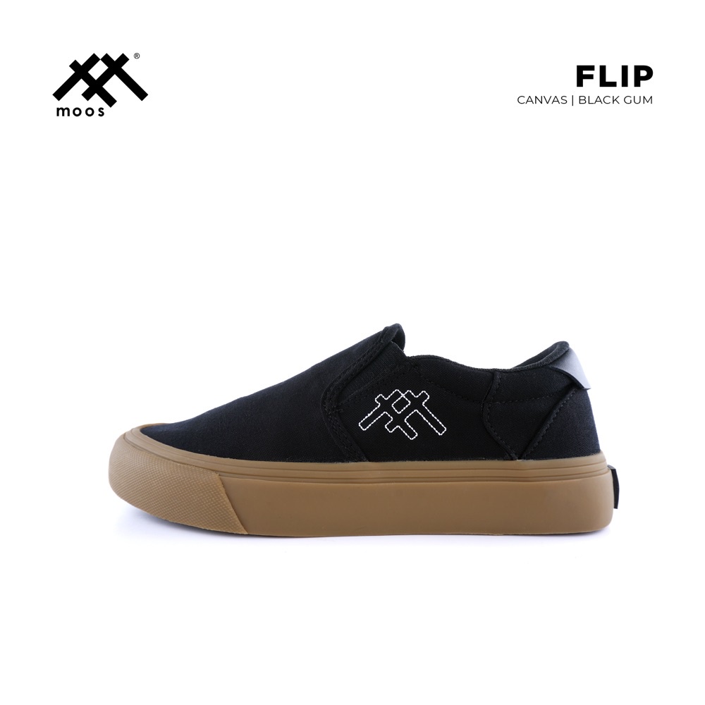 Moos Footwear Flip Black Gum