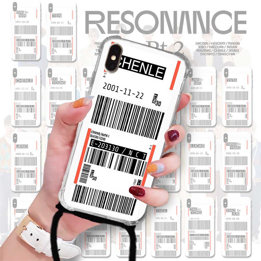 [SILING CASE] ticket nct resonance pt2 case oppo vivo realme redmi xiaomi samsung iphone asus