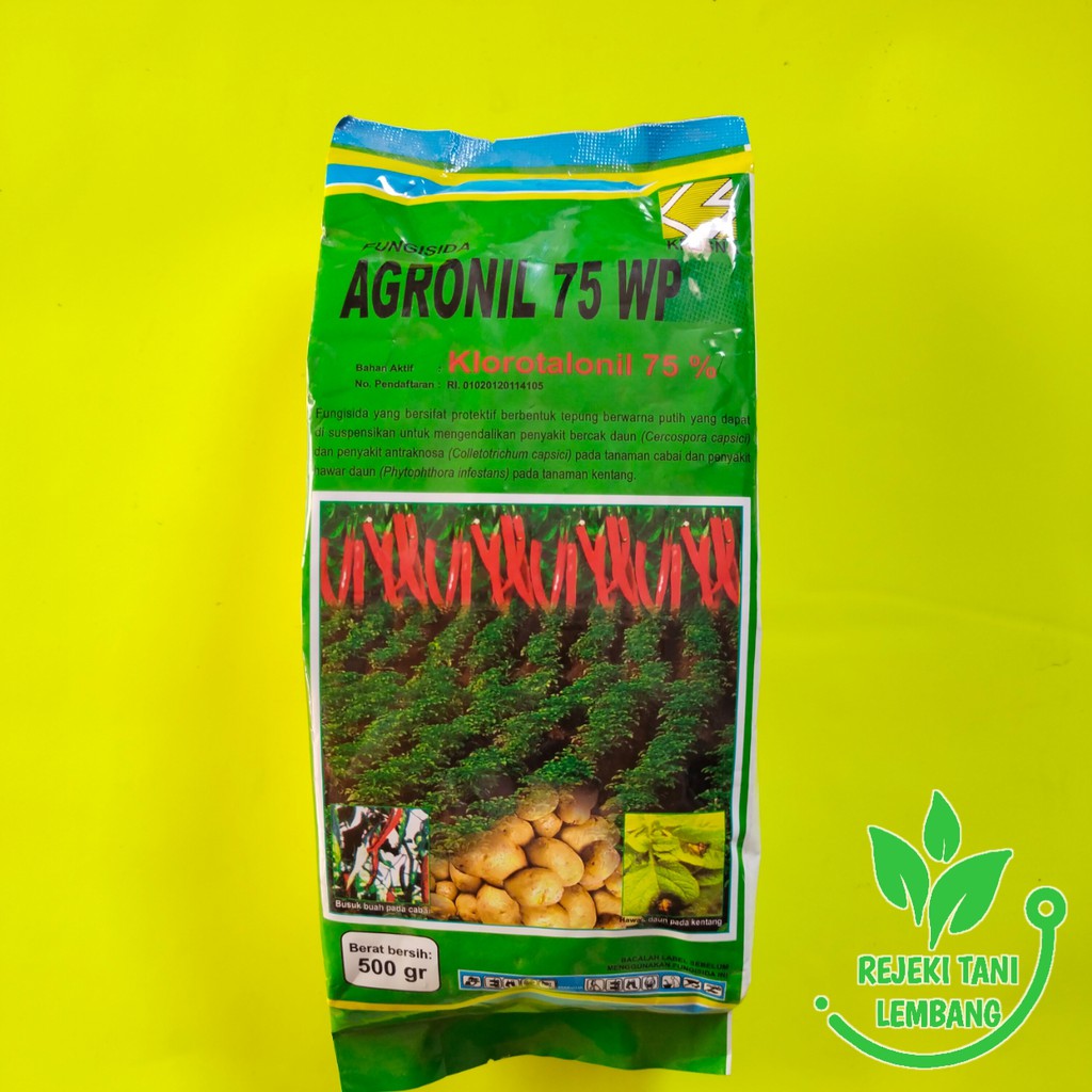 AGRONIL 75WP Fungisida Berat Bersih 500GR