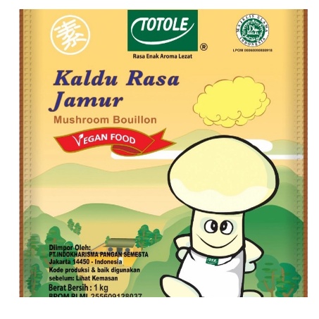 Jual Totole Kaldu Rasa Jamur Kg Vegan Food Shopee Indonesia