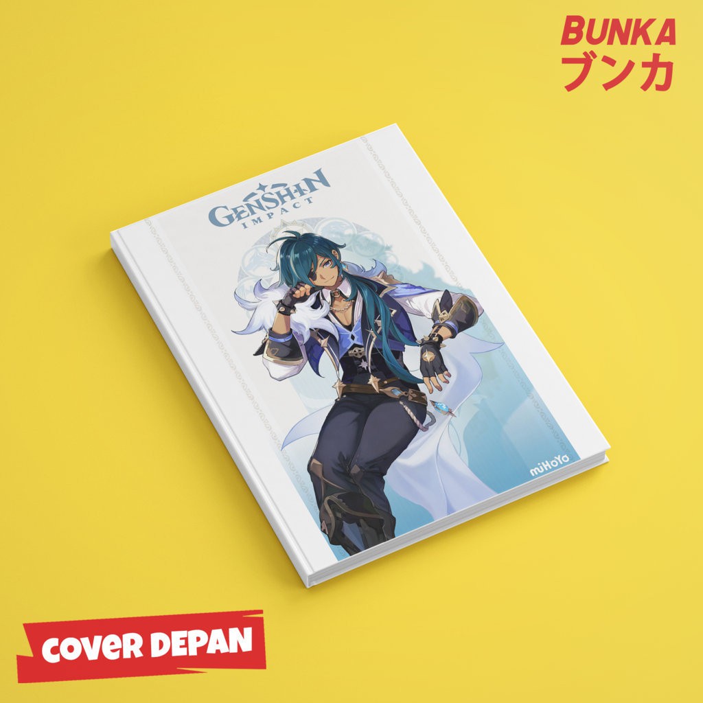 

Notebook Game Genshin Impact Kaeya Hardcover A5 Buku Tulis Catatan Notes Agenda Planner Jurnal