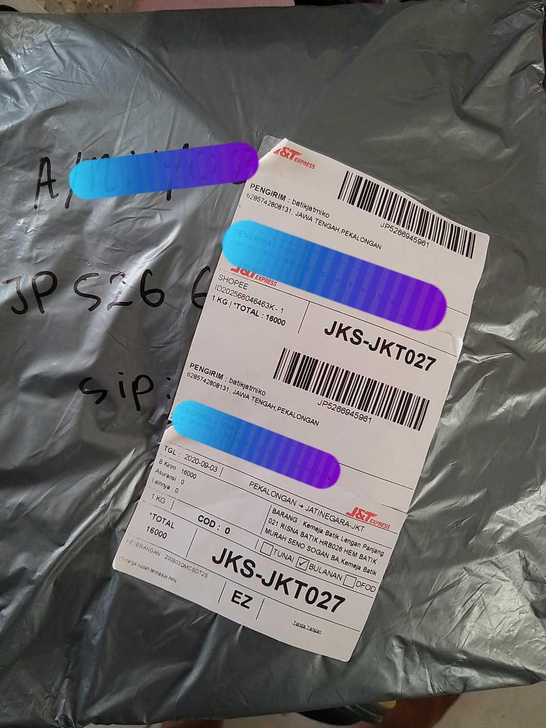 Kemeja Batik Lengan Panjang Size M L Xl Xxl Bswart Batik Hrb026 Kenongo Hem Panjang Padi