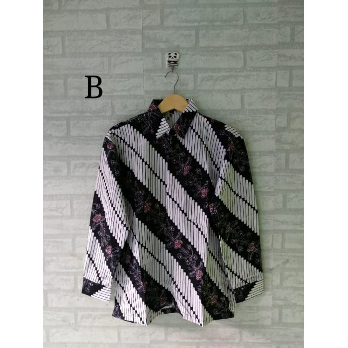 Kemeja batik pria/ Hem batik kerja/ Seragam kantor lengan panjang pria