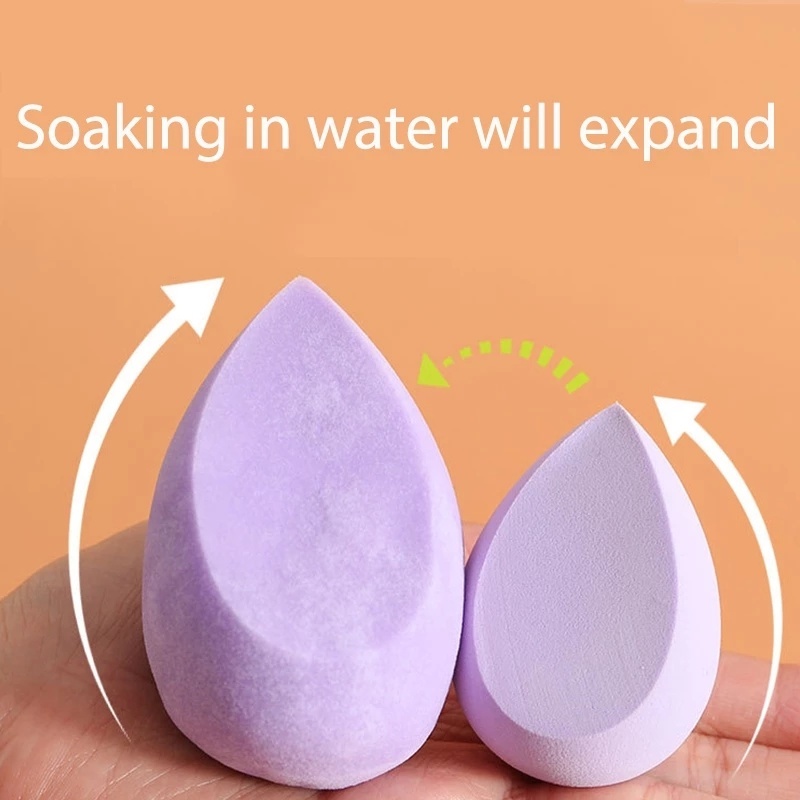 [3Pcs Set Makeup Sponge Blender with Box] [Latex-Free Foundation Blending Sponge] [Cosmetic Puff For Applying Powder,Cream,Liquid]