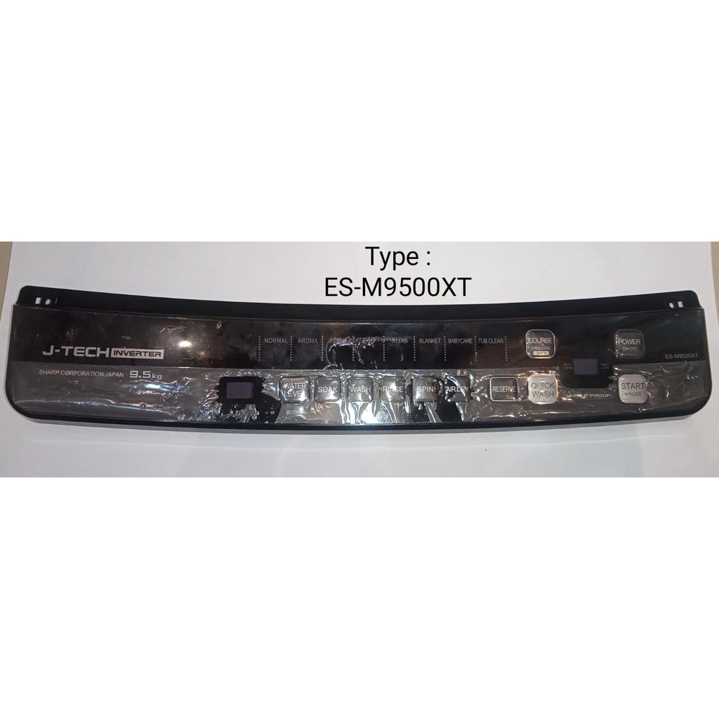 Cover PCB Modul Mesin Cuci Sharp Top Loading J-Tech Inverter ES-M9500XT Original Tidak Termasuk PCB 