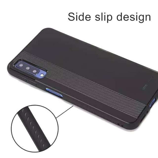 UME Enigma Series Oppo F11 Pro 6.53 inchi Black Fiber Carbon Soft Case Oppo F11 Pro Slim Design