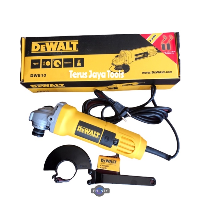 DEWALT DW 810 Mesin Gurinda Gerinda Tangan 4inch - potong Keramik Kayu Besi