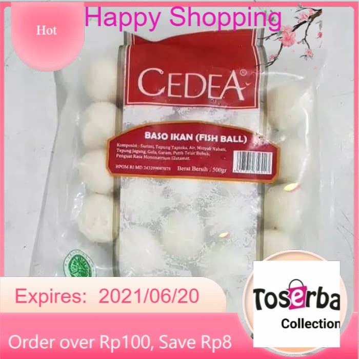 

Toserba Collection Cedea Baso Ikan 500 gr Frozen Food Bandung - Cimahi