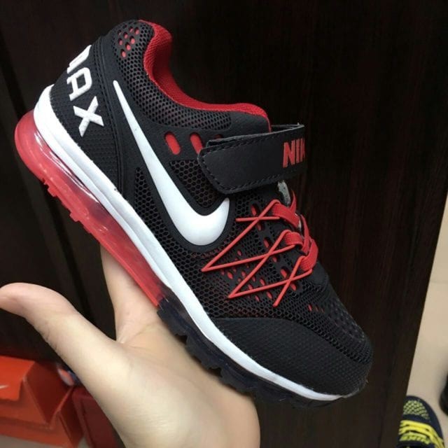 CUCI GUDANG sepatu anak nike airmax hitam untuk sekolah TK SD PAUD kualitas import PALING MURAH