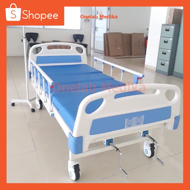 TEMPAT TIDUR Pasien Rumah Sakit 2 CRANK ABS HARGA MURAH SURABAYA MAKASSSAR MEDAN KALIMANTAN PAPUA BA