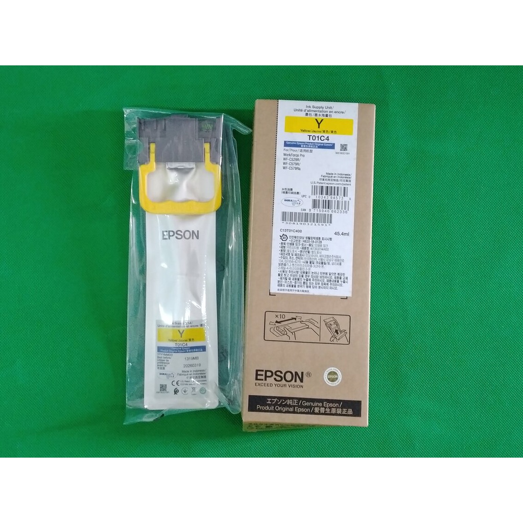 Tinta Epson C13T01C400 Yellow | WF-C529R / WF-C579R / WF-C579Ra