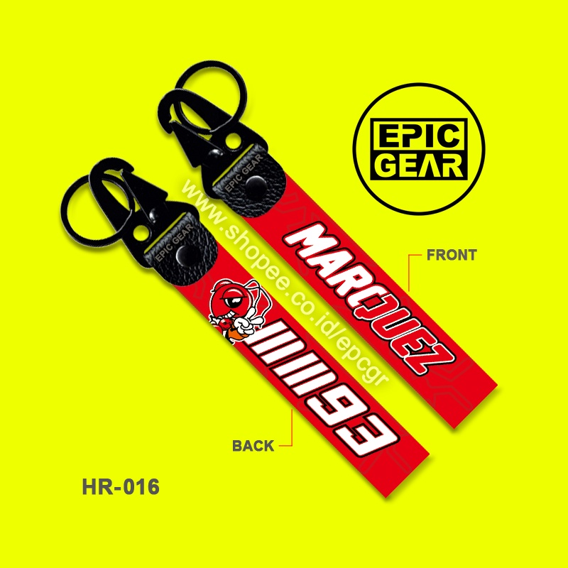 HIGH QUALITY GANTUNGAN KUNCI MM93 MARC MARQUEZ KEYCHAIN SEPEDA MOTOR PREMIUM MM 92 TEAM ORANGE REPSO
