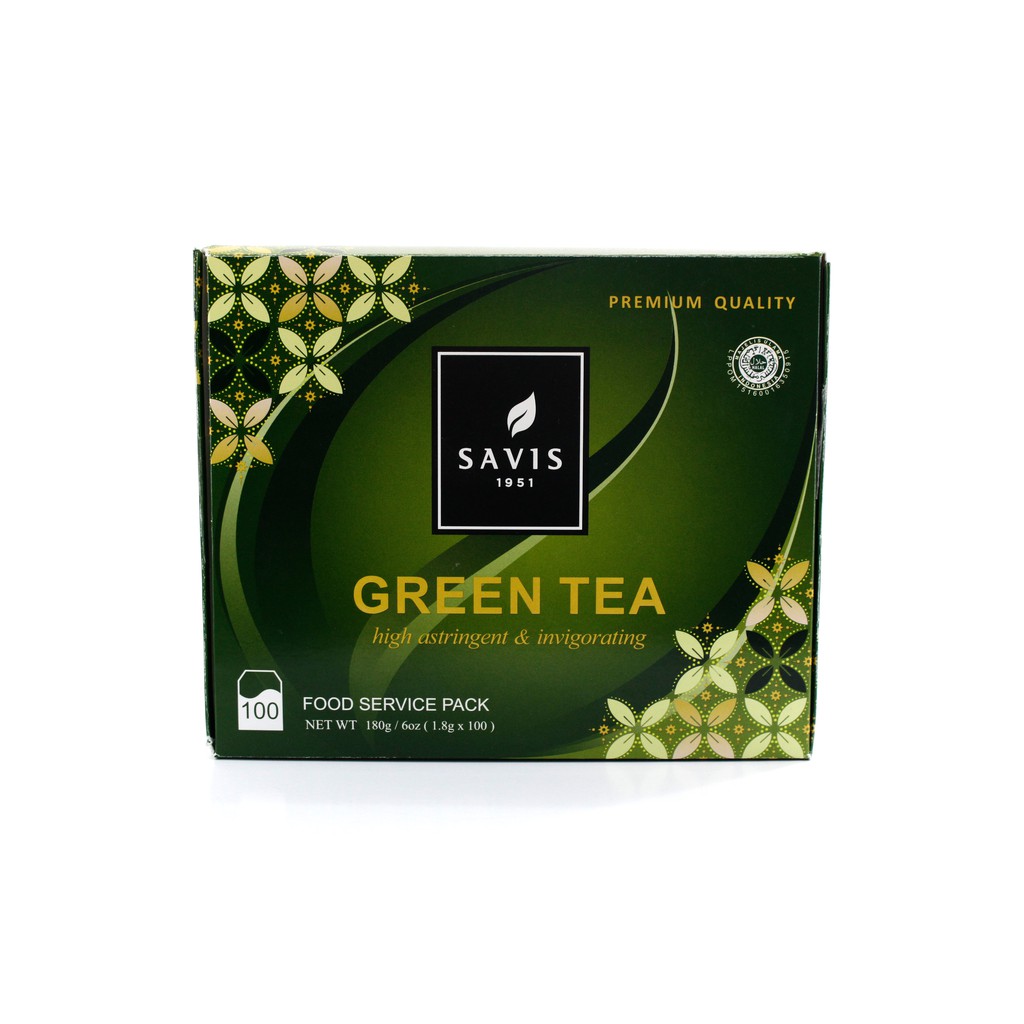 

Savis - Green Tea 100 Teabag