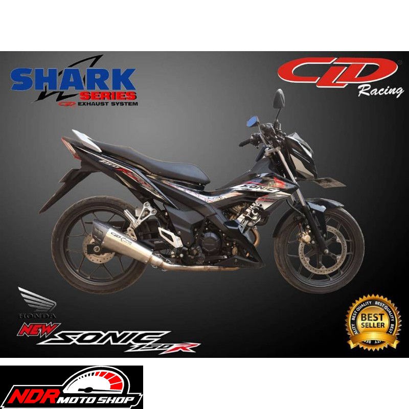 KNALPOT CLD RACING TYPE SHARK SONIC 150 R