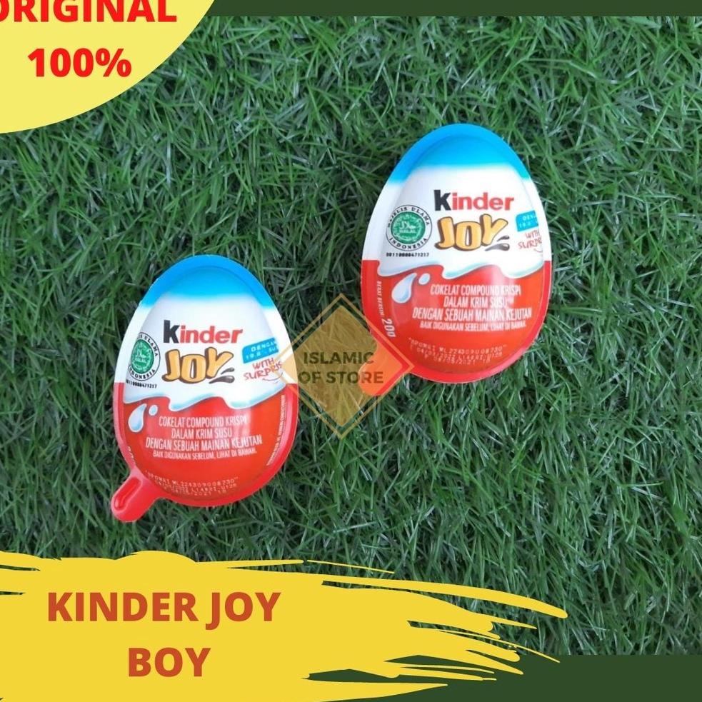 

<V-UJR} <✓} KINDER JOY CHOCOLATE / COKLAT KINDERJOY BOY/ GIRL 20 GR HALAL MUI trending}