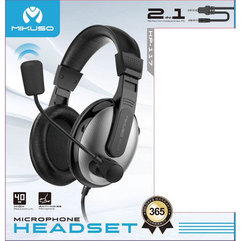 HEADPHONE GAMING MIKUSO HP-117