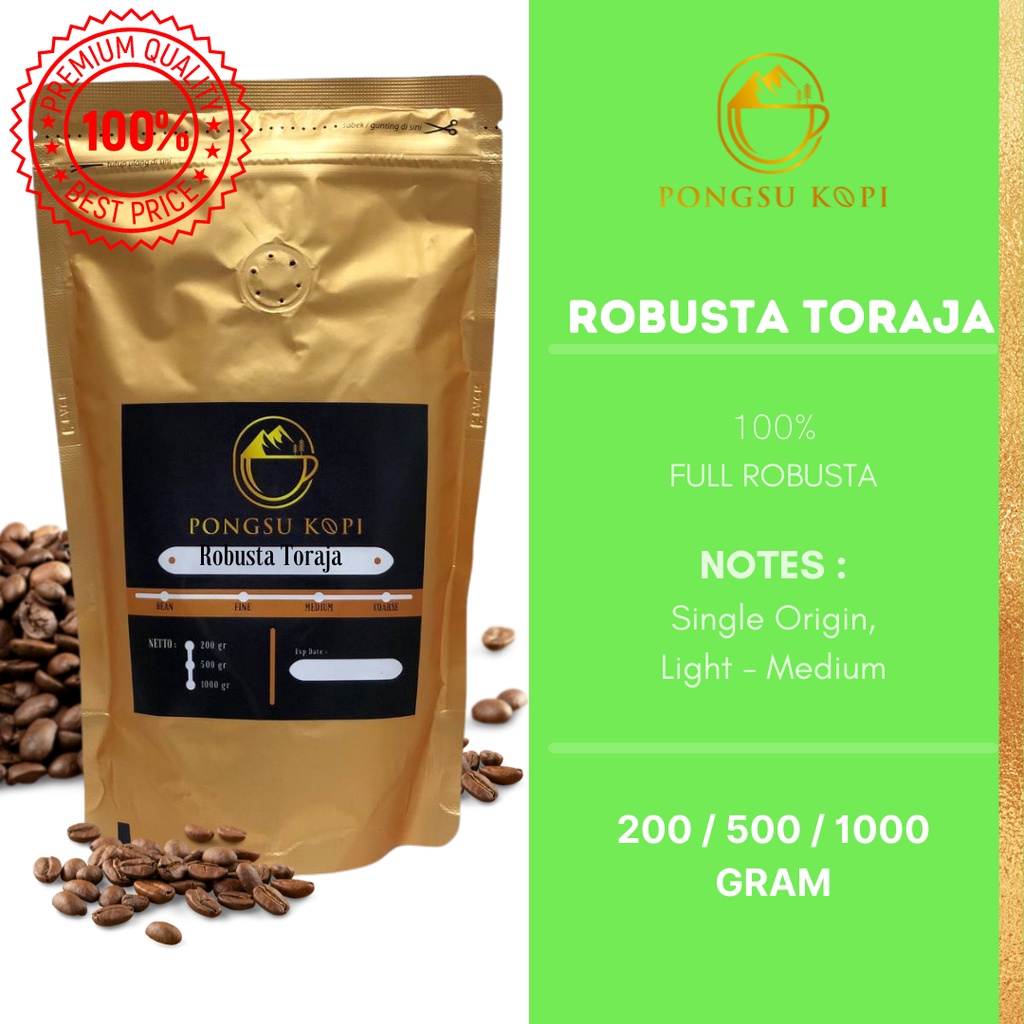 

KOPI ROBUSTA TORAJA PREMIUM