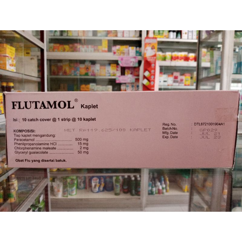 FLUTAMOL 1Strip @10 Kaplet - ED 11/2024