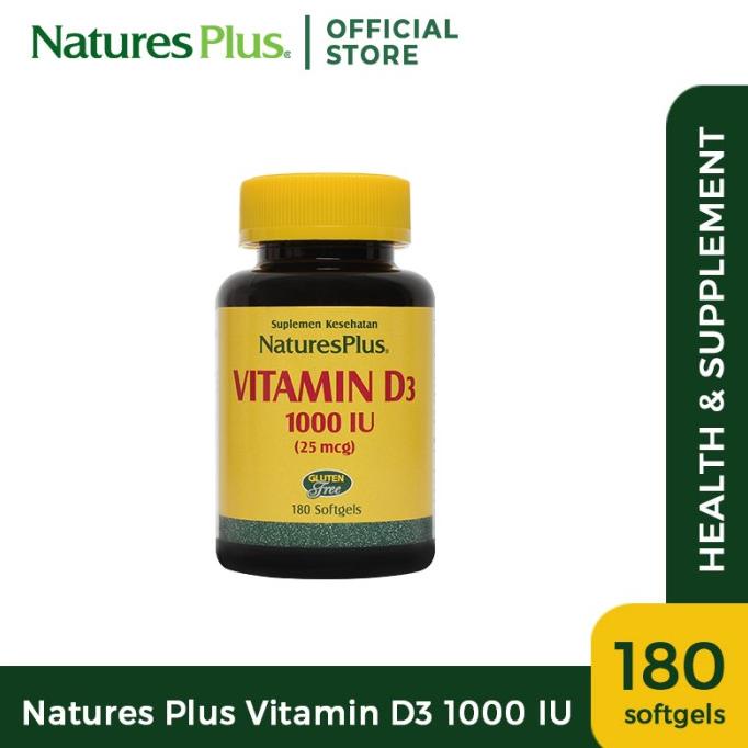 Natures Plus Vitamin D3 1000 IU Lc
