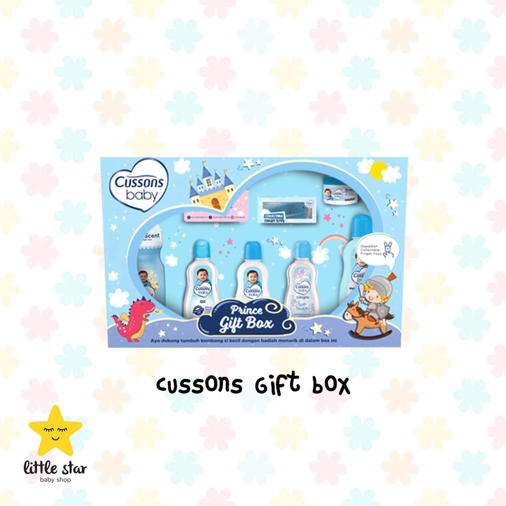 Cussons Gift Box | Hadiah Lahiran Bayi | Hamper Kado Baby Born Cewek Cowok Prince Princess