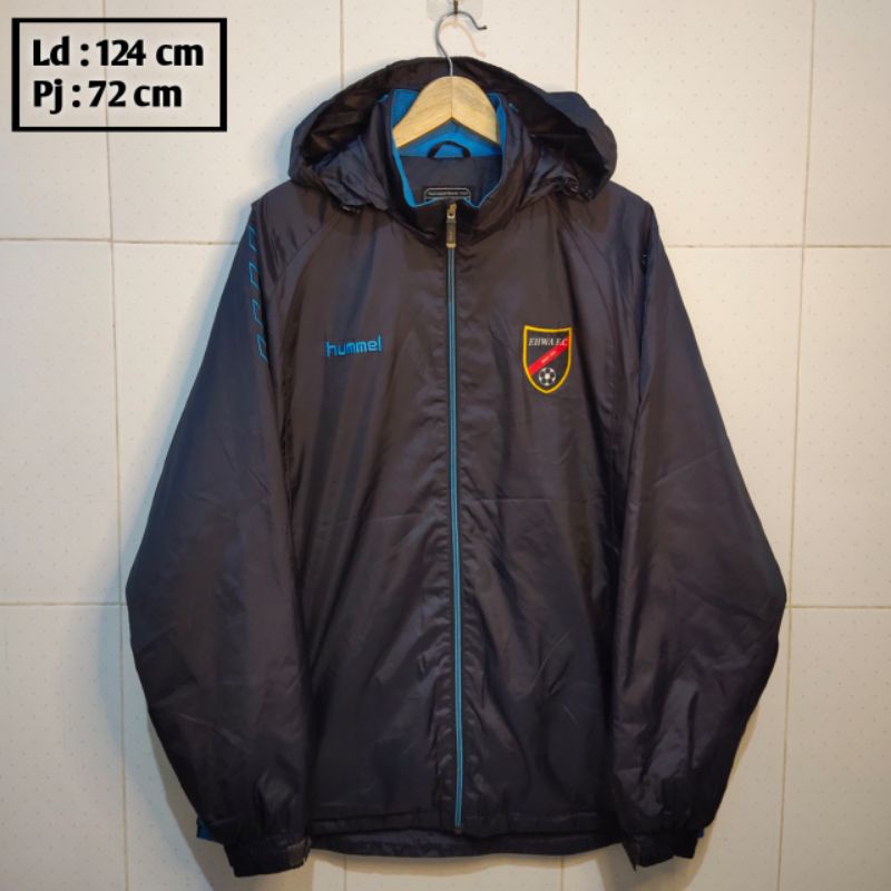 HUMMEL preloved branded jaket pria wanita cewek cowok thrift pl bekas second jacket parasut outdoor 