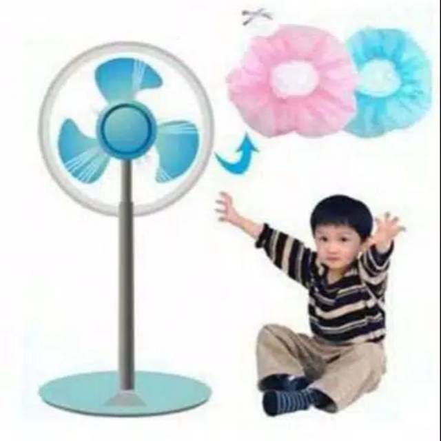 (NCS) ORI U052 Fan Cover / Sarung Penutup / Pelindung / Jaring Kipas Angin Dari Anak Bayi