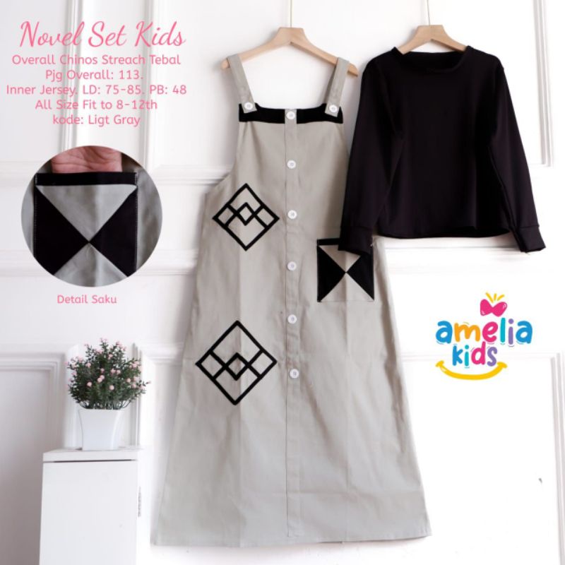 KEREN BANGET NIH NOVEL SET KIDS BAHAN CHINKS STREACH