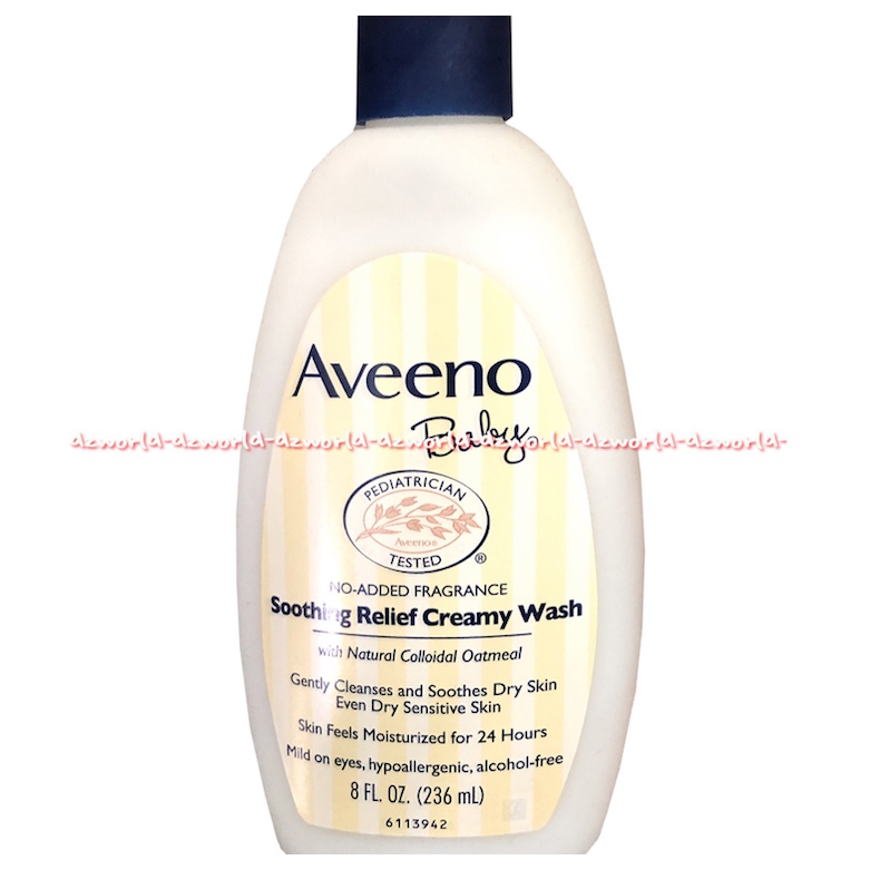 Aveeno Baby Soothing Relief Creamy Wash Oatmeal 236ml Sabun Mandi Aveno Bayi Lembut di Kulit